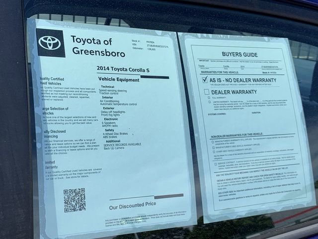 Used 2014 Toyota Corolla S Premium image 34