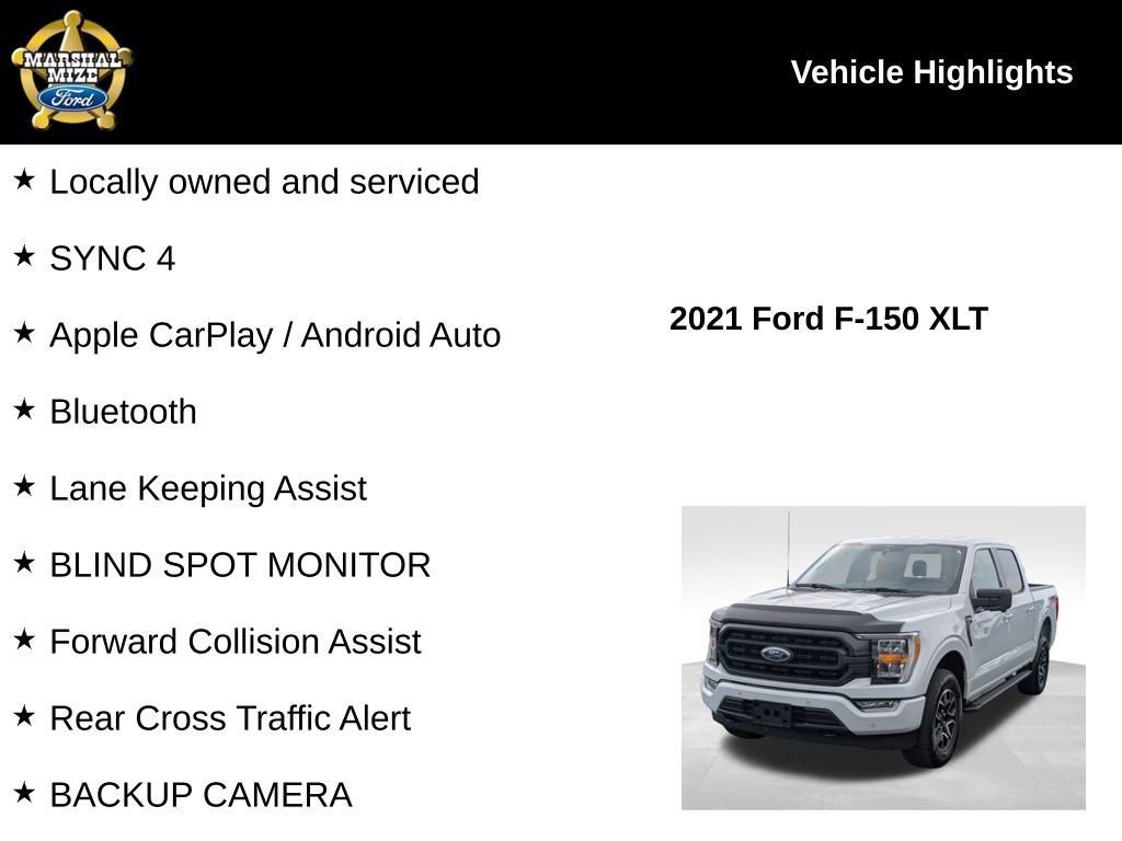 Used 2021 Ford F150 XLT w/ Equipment Group 302A High AWD/4WD image 2