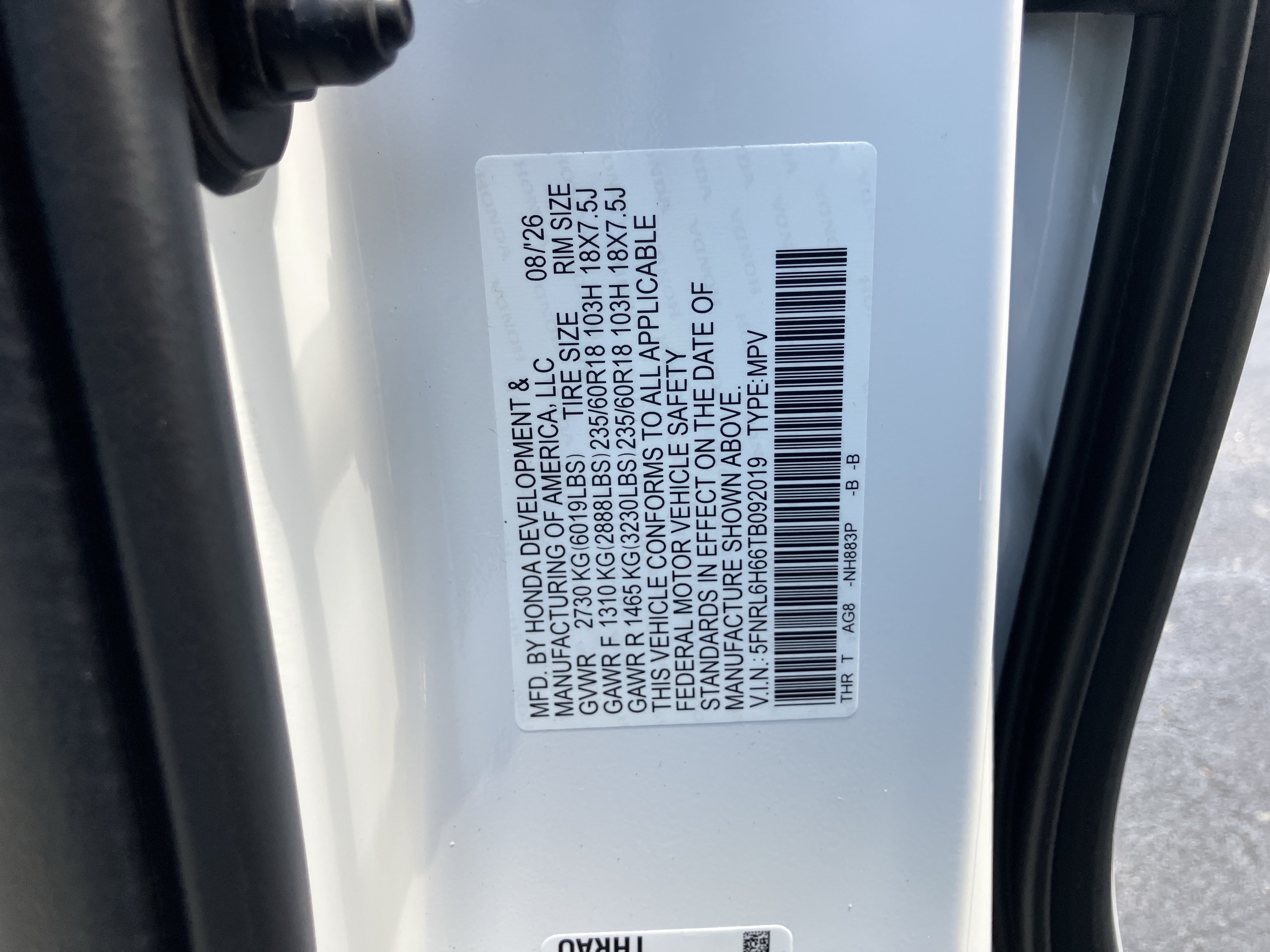 New 2026 Honda Odyssey EX-L image 34