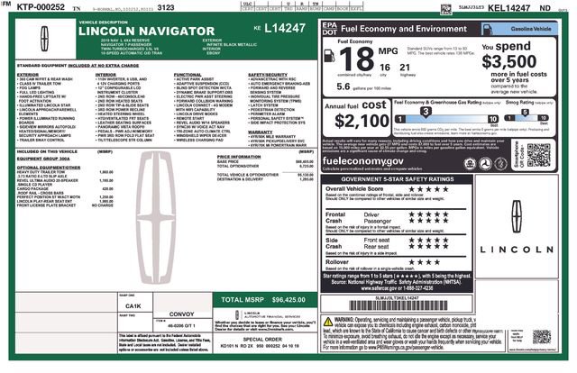 Used 2019 Lincoln Navigator L Reserve image 2