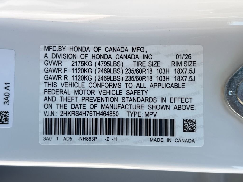 New 2026 Honda CR-V EX-L image 28