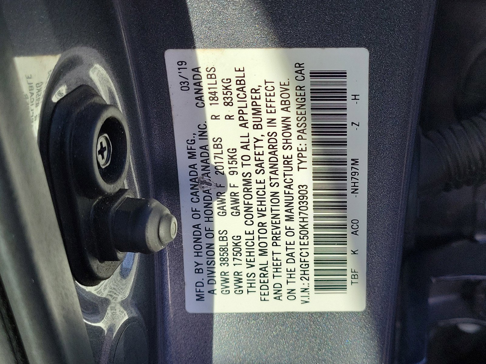 Used 2019 Honda Civic Si image 33