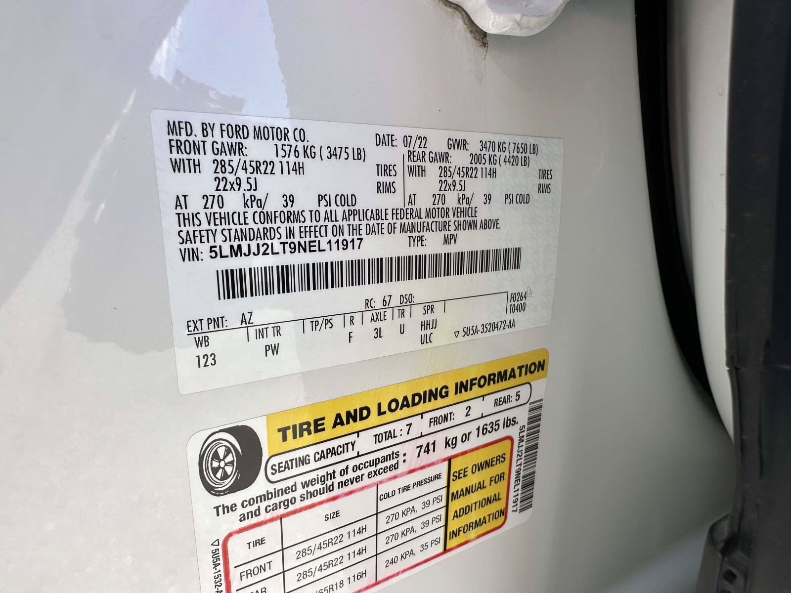 Used 2022 Lincoln Navigator Reserve w/ Monochromatic Package AWD/4WD image 30