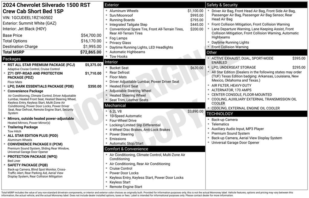 Used 2024 Chevrolet Silverado 1500 RST w/ RST All Star Premium Package image 8