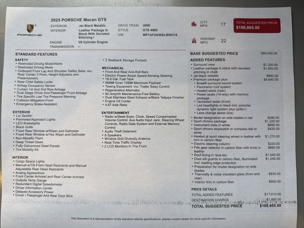 Used 2025 Porsche Macan GTS image 31