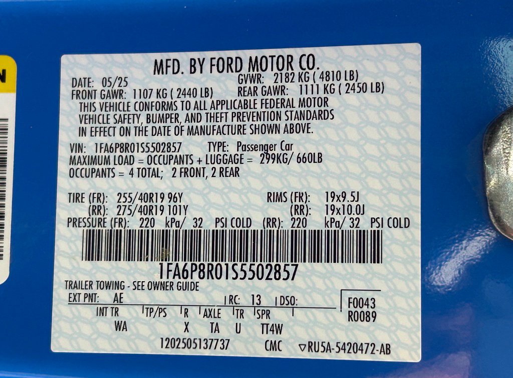 Used 2025 Ford Mustang Dark Horse RWD image 39