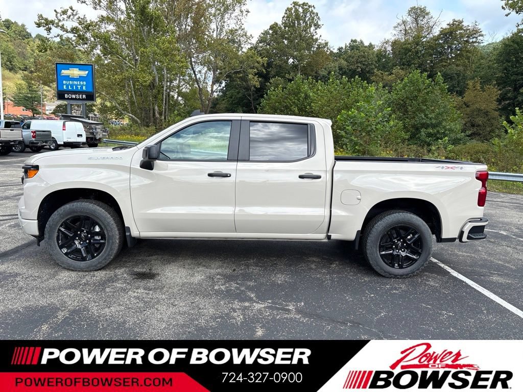 New 2026 Chevrolet Silverado 1500 Custom w/ Turbomax Blackout Package AWD/4WD image 2