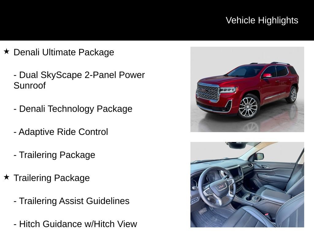 Used 2023 GMC Acadia Denali w/ Denali Ultimate Package image 11
