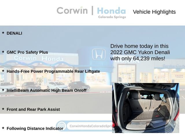 Used 2022 GMC Yukon Denali image 6