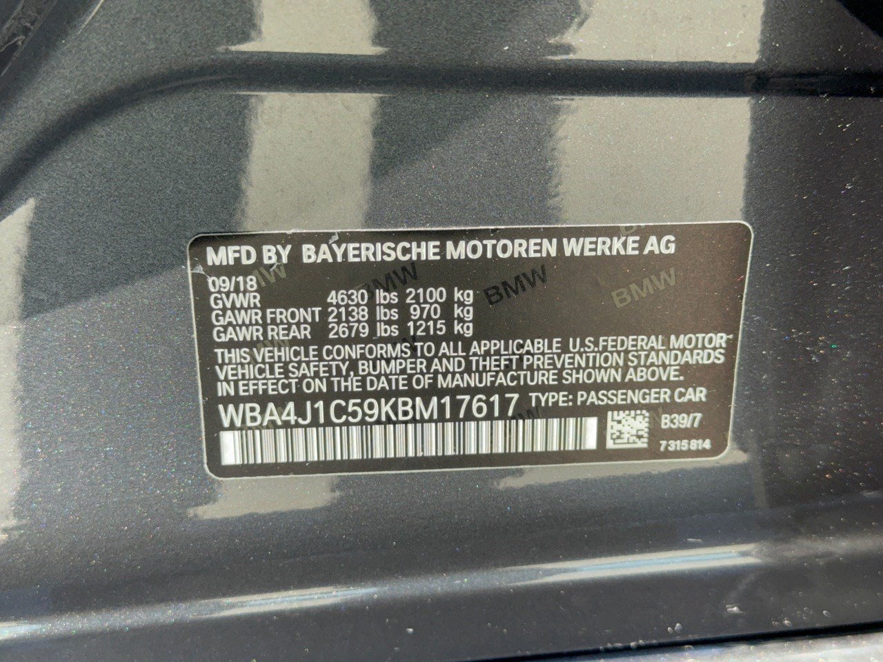 Used 2019 BMW 430i Gran Coupe w/ M Sport Package RWD image 32