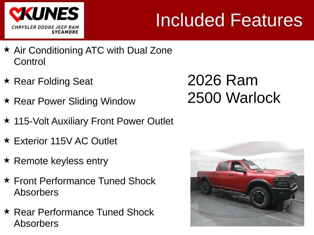 New 2026 RAM 2500 Warlock AWD/4WD image 3