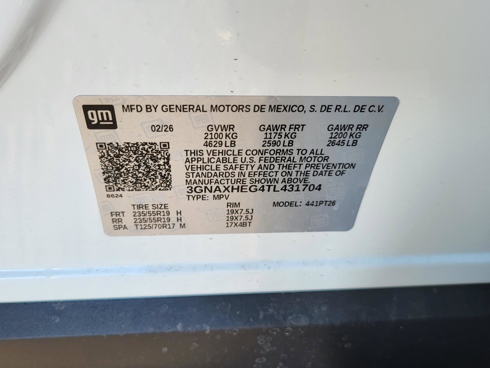 New 2026 Chevrolet Equinox LT w/ Safety and Technology Package image 21