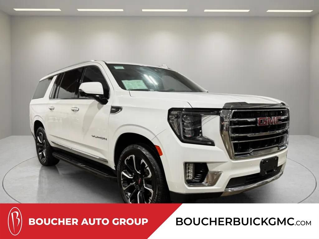 Certified 2022 GMC Yukon XL SLT w/ SLT Premium Package AWD/4WD image 1