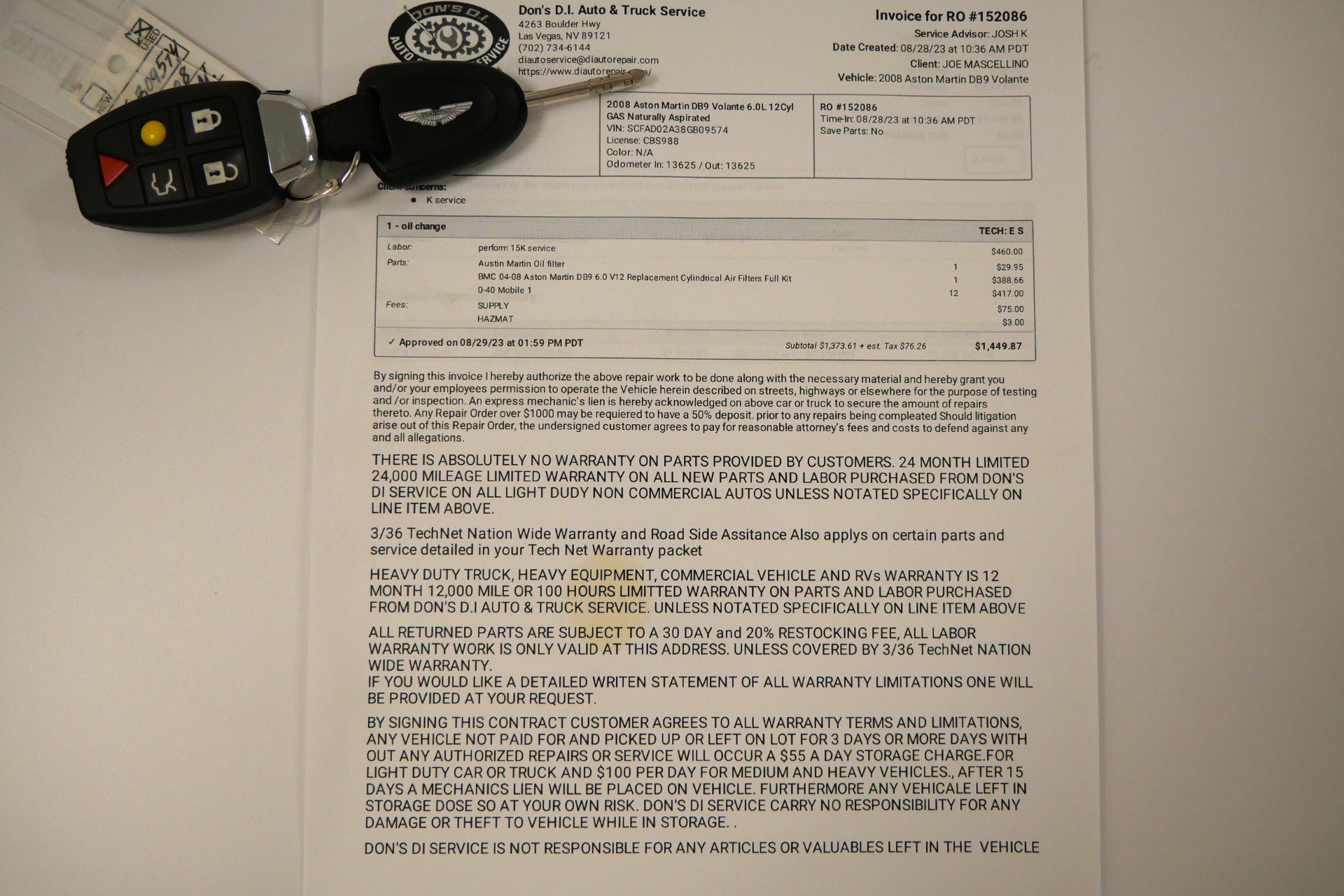 Used 2008 Aston Martin DB9 Volante RWD image 63