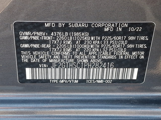Certified 2023 Subaru Crosstrek 2.5i Sport AWD/4WD image 27