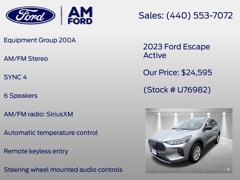 Used 2023 Ford Escape Active AWD/4WD image 8