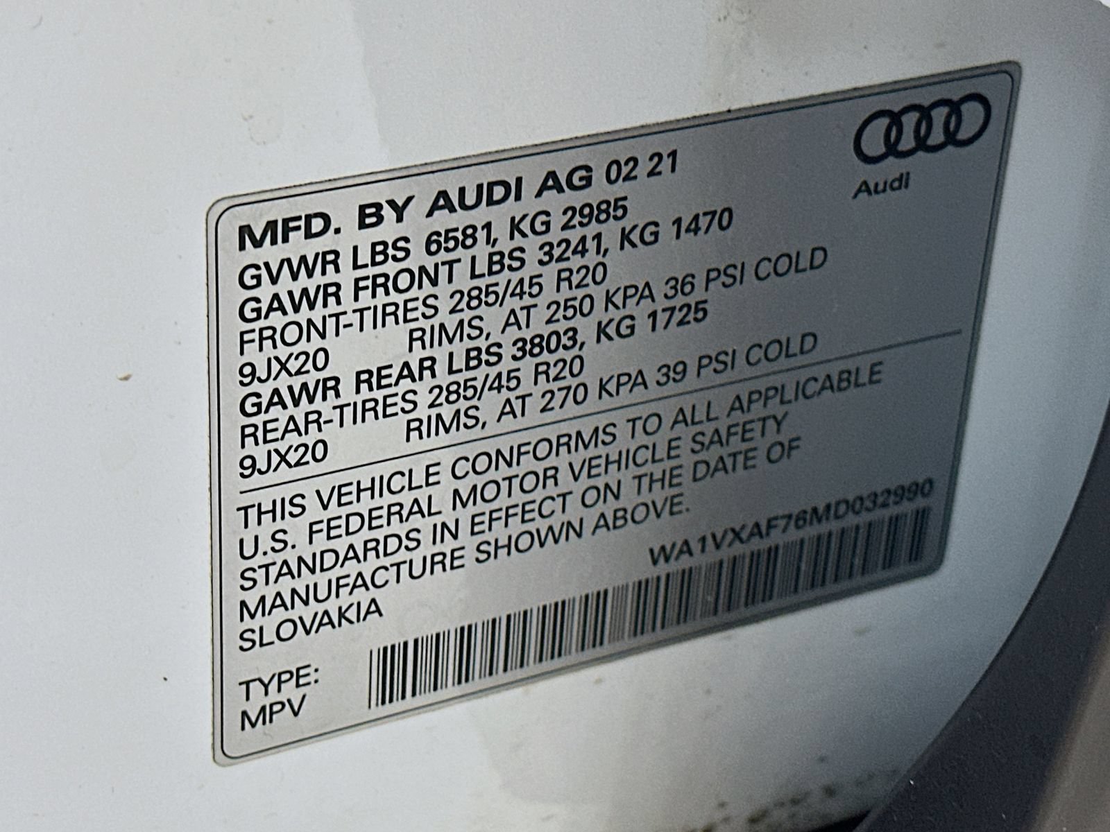 Used 2021 Audi Q7 3.0T Prestige w/ Prestige Package AWD/4WD image 47