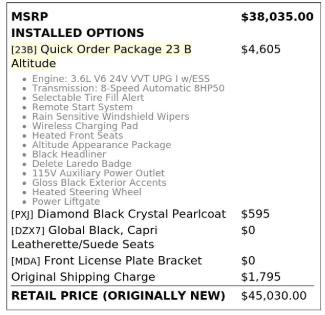Used 2024 Jeep Grand Cherokee Altitude RWD image 4
