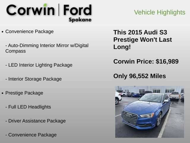 Used 2015 Audi S3 Prestige image 12