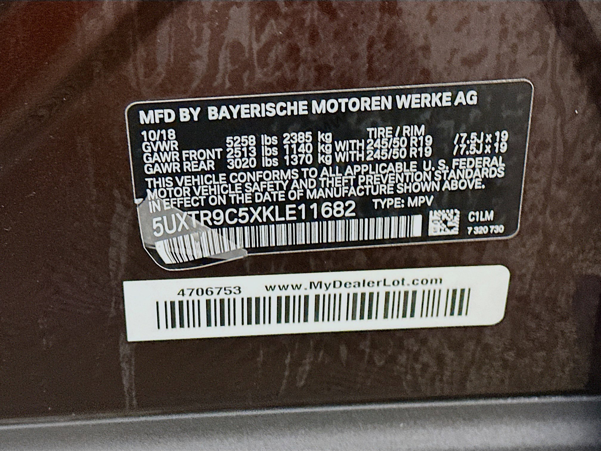 Used 2019 BMW X3 xDrive30i image 12