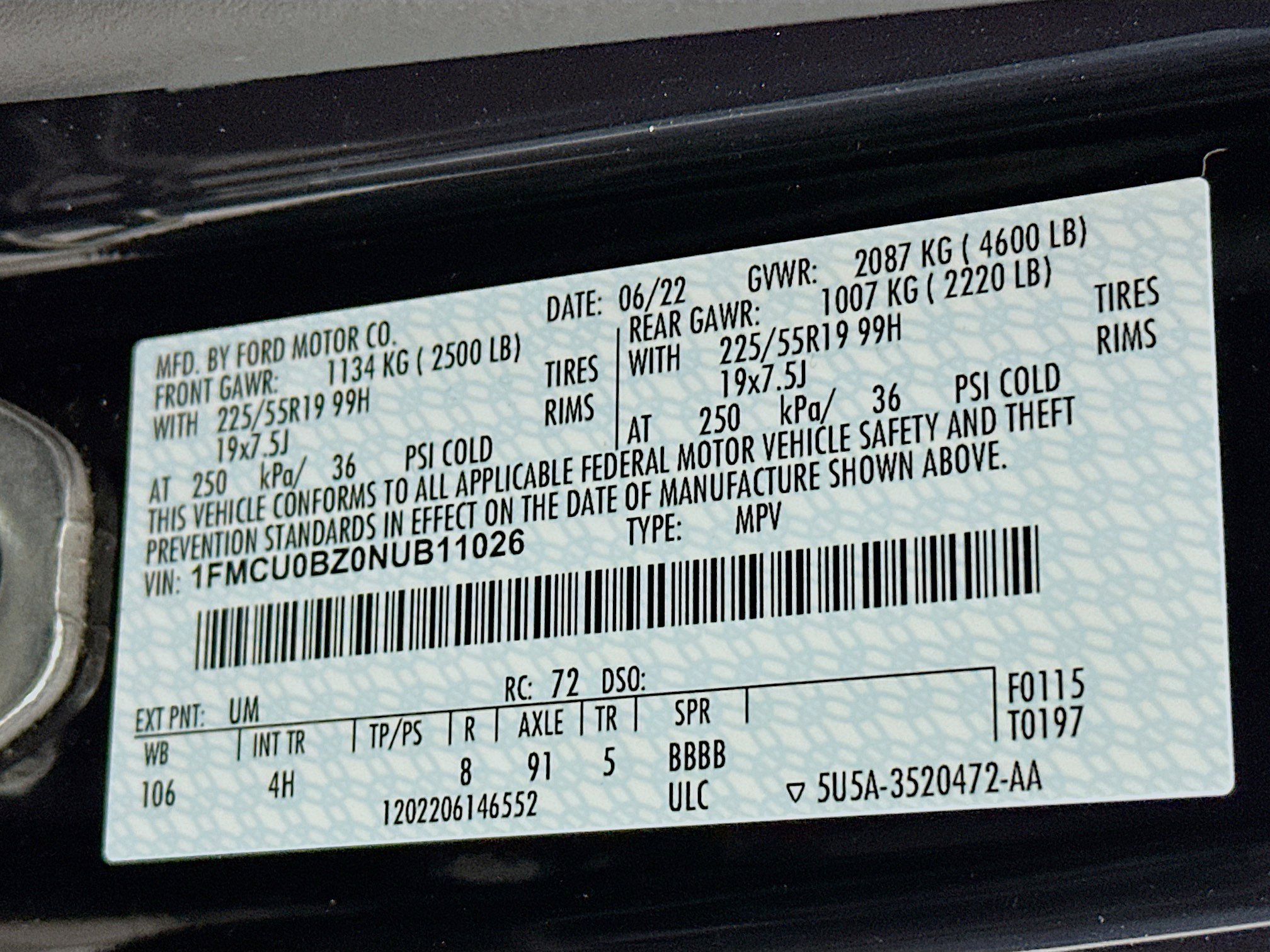 Used 2022 Ford Escape SE w/ SE Sport Appearance Package image 12