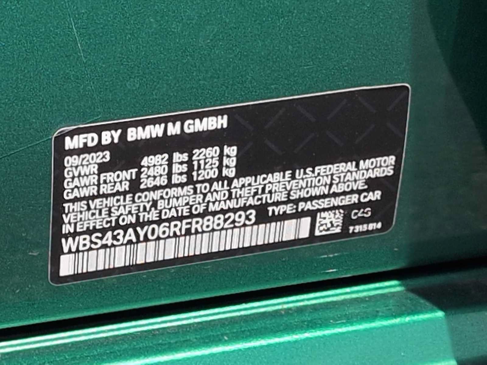 Used 2024 BMW M3 Competition w/ Executive Package AWD/4WD image 37