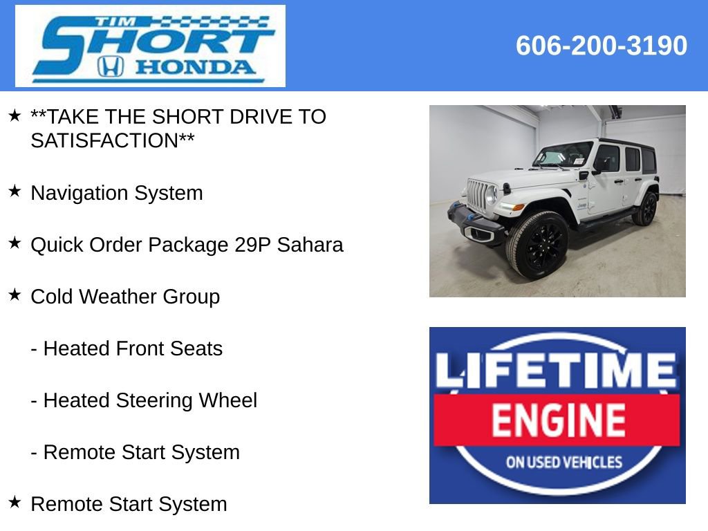 Used 2023 Jeep Wrangler Unlimited Sahara w/ Cold Weather Group image 4