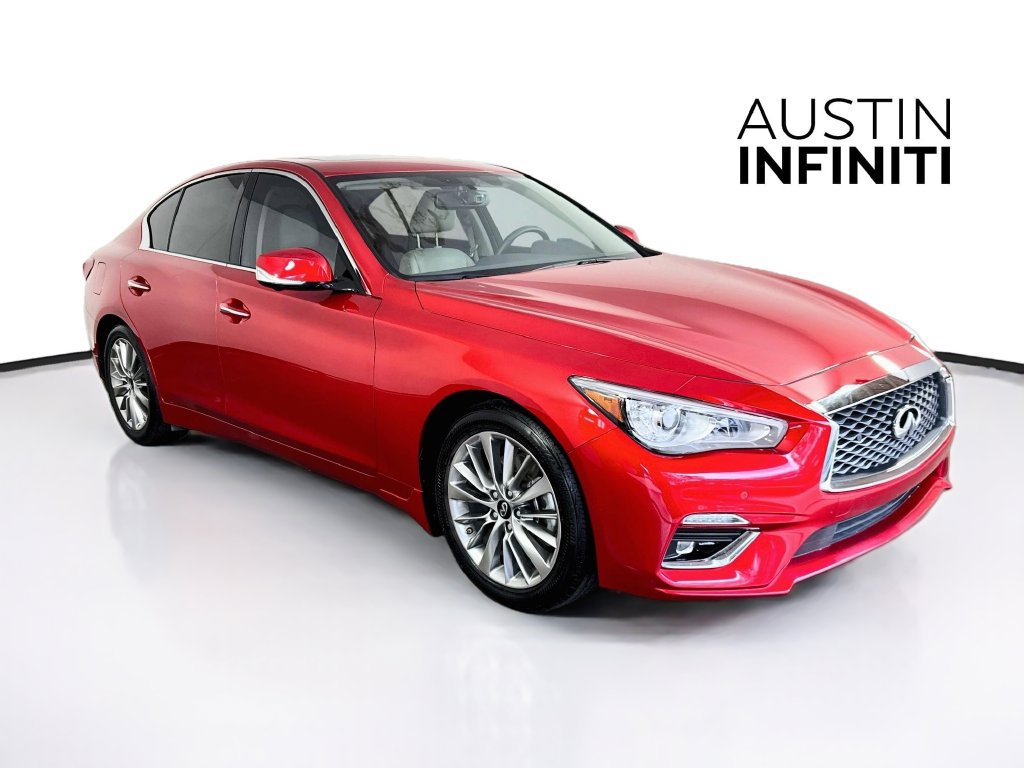 Certified 2023 INFINITI Q50 Luxe w/ Cargo Package