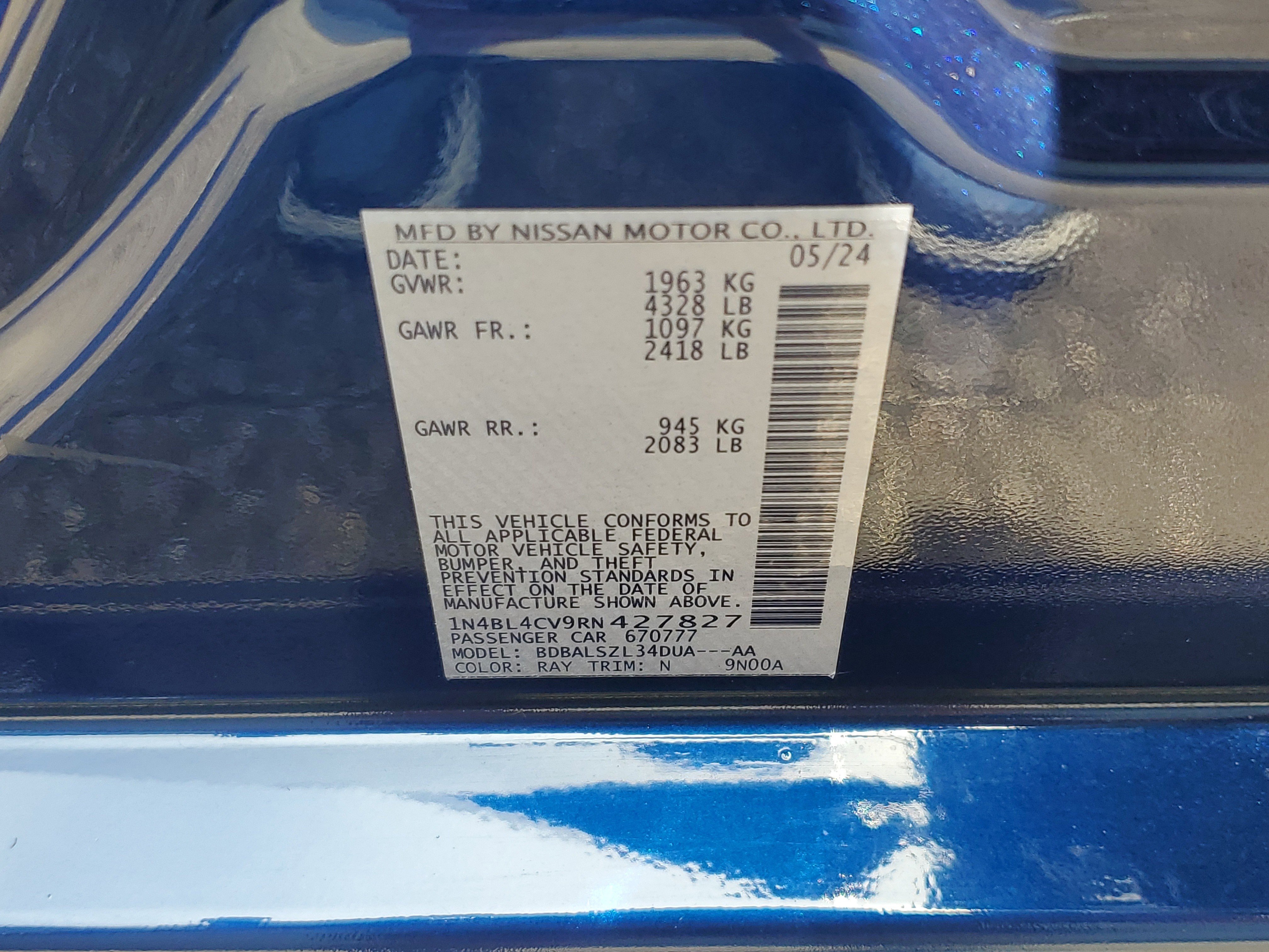 Certified 2024 Nissan Altima 2.5 SR FWD image 25