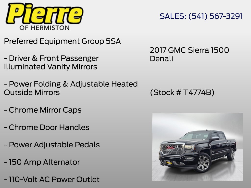 Used 2017 GMC Sierra 1500 Denali w/ Denali Ultimate Package AWD/4WD image 18