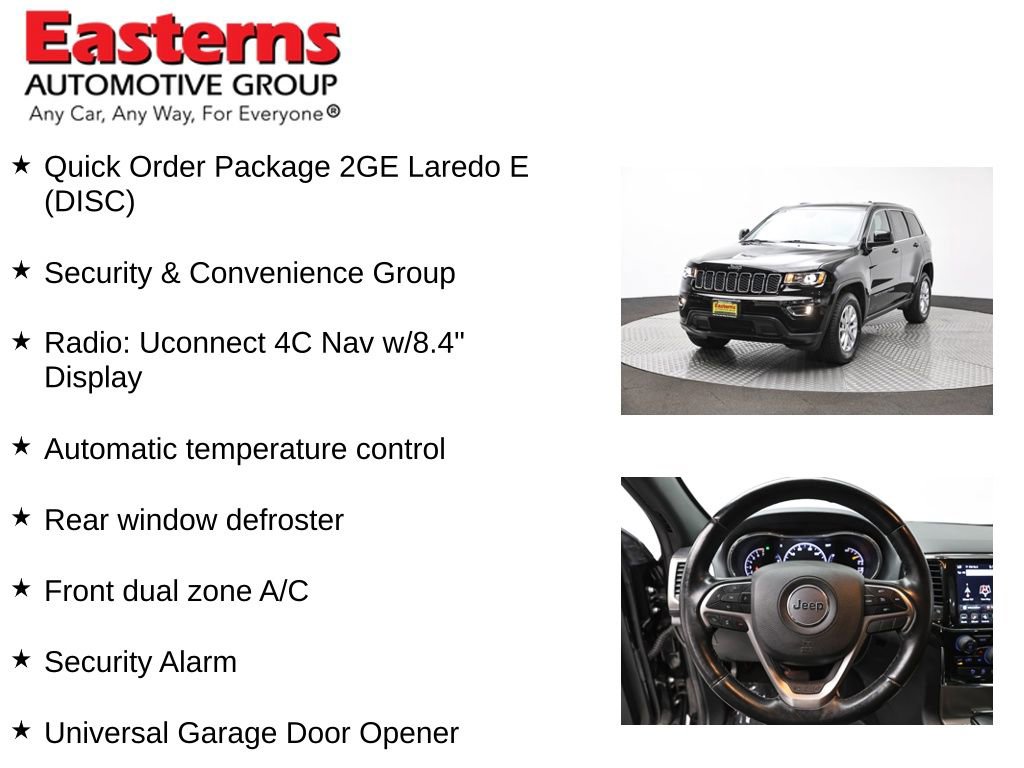 Used 2022 Jeep Grand Cherokee Laredo E w/ Security & Convenience Group image 11