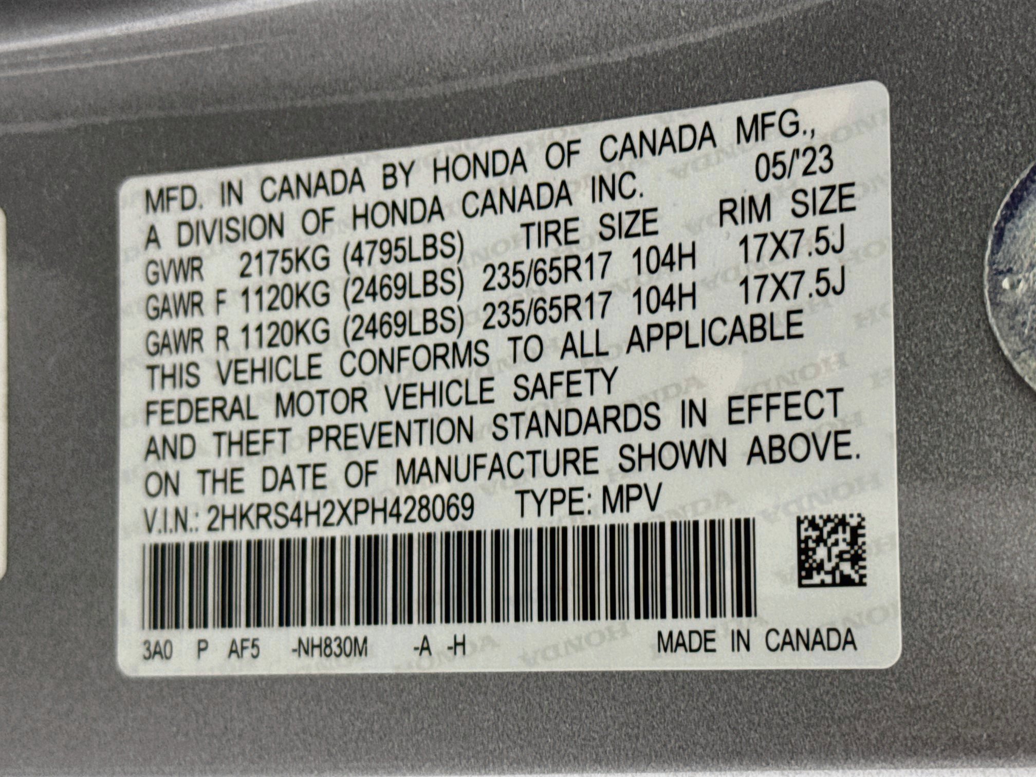 Certified 2023 Honda CR-V LX image 29