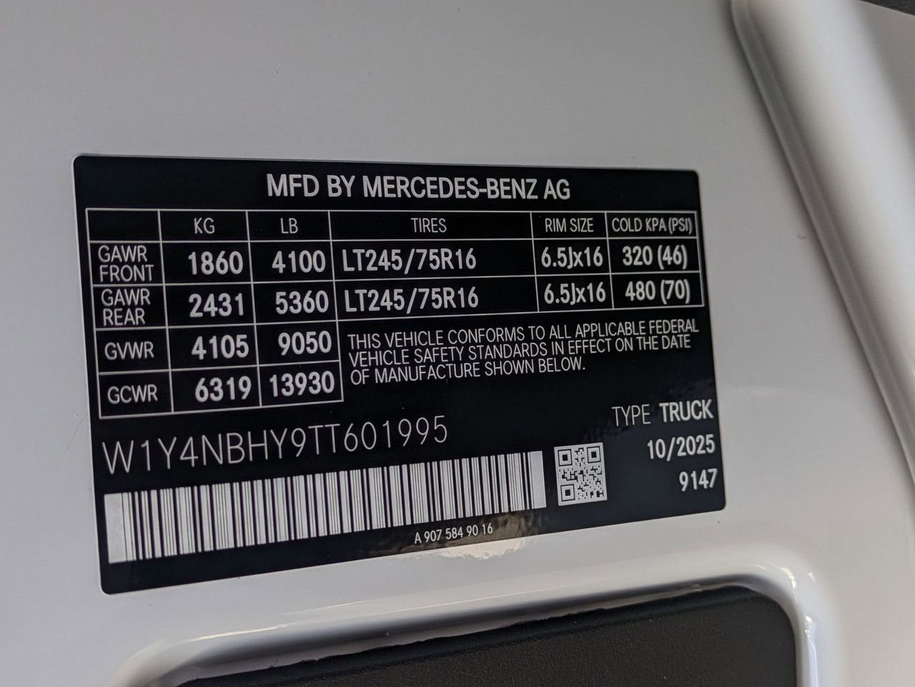 New 2026 Mercedes-Benz Sprinter 144 Cargo image 15