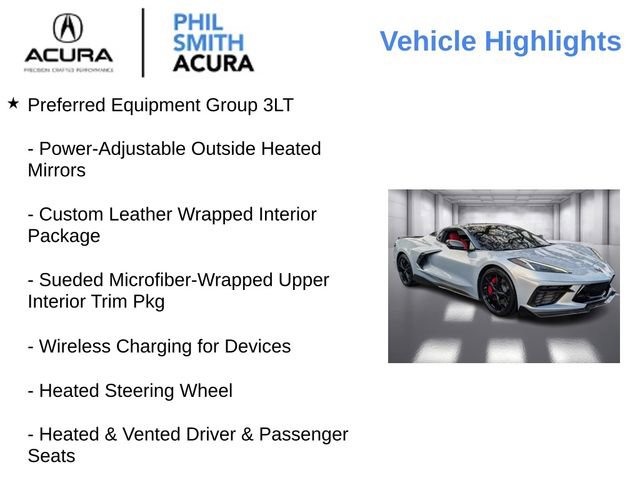 Used 2021 Chevrolet Corvette Stingray Premium Conv w/ Z51 Performance Package image 8