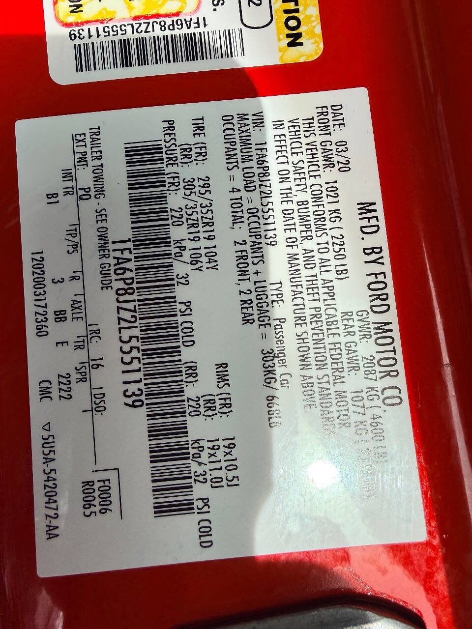 Used 2020 Ford Mustang Shelby GT350 w/ Technology Package image 38