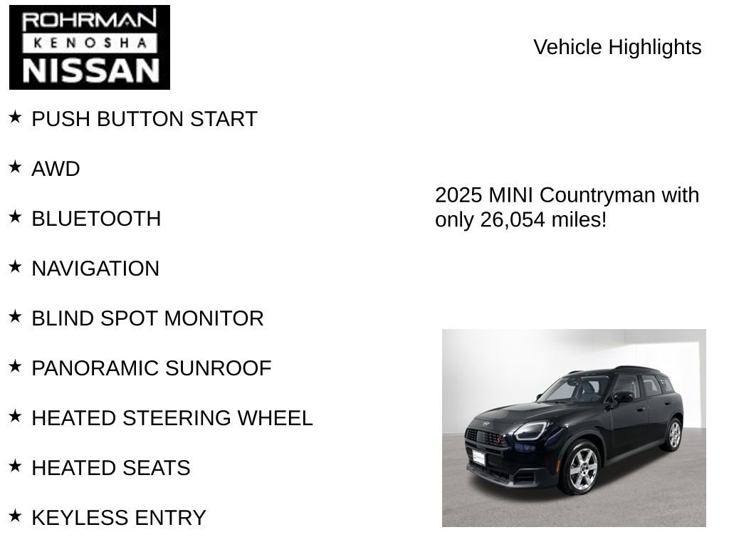 Used 2025 MINI Cooper Countryman S AWD/4WD image 7