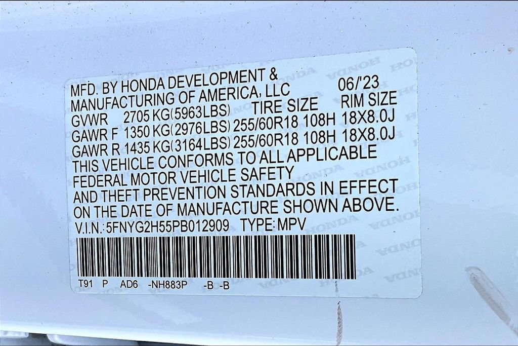 Certified 2023 Honda Pilot EX-L image 16