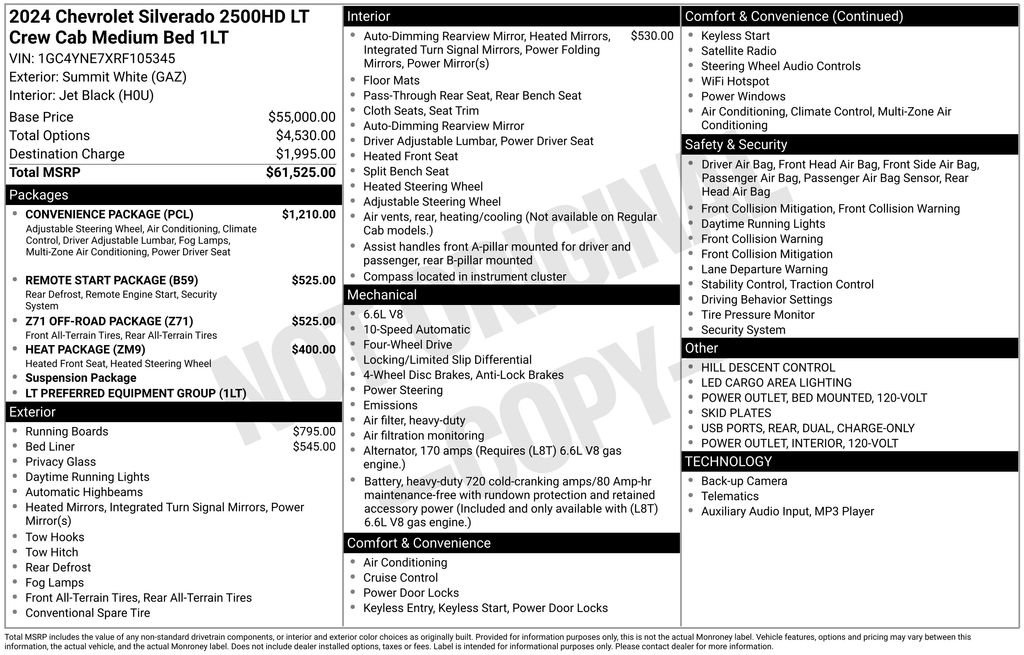 Used 2024 Chevrolet Silverado 2500 LT w/ Convenience Package image 35