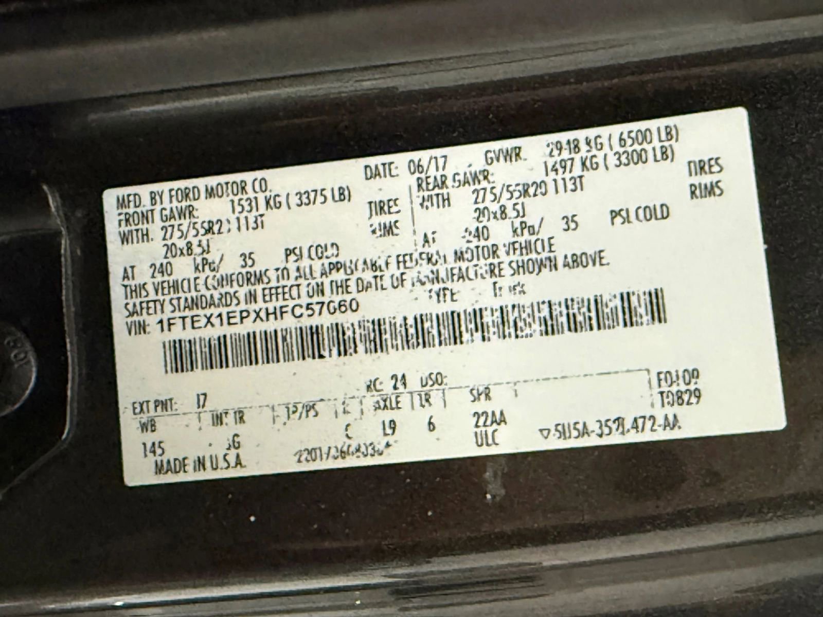 Used 2017 Ford F150 XL w/ Equipment Group 101A Mid image 38