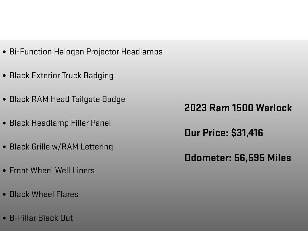 Used 2023 RAM 1500 Classic Warlock image 30