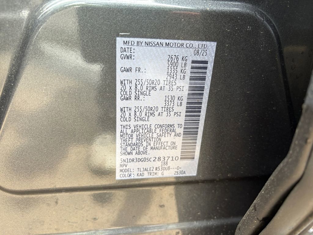 Used 2025 Nissan Pathfinder Platinum w/ Cargo Package FWD image 31