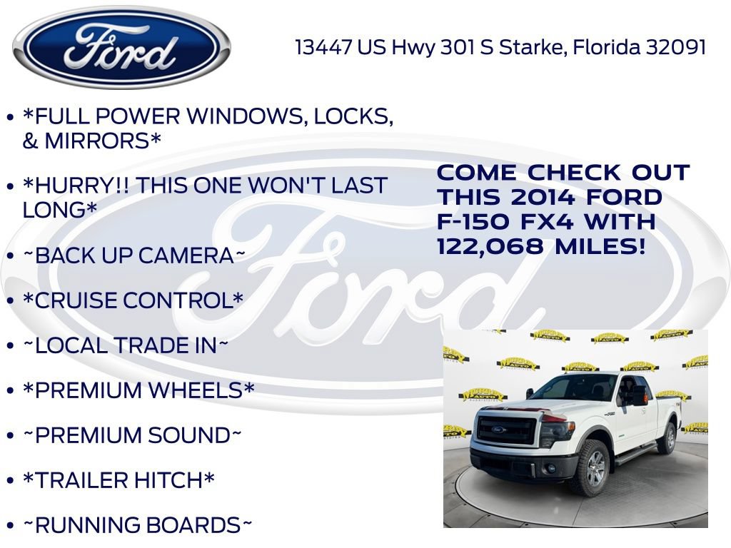 Used 2014 Ford F150 FX4 w/ Equipment Group 402A Luxury AWD/4WD image 10