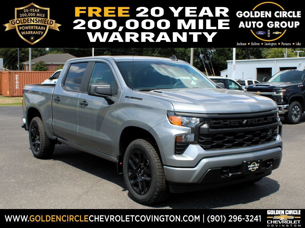 New 2026 Chevrolet Silverado 1500 Custom w/ LPO, Dark Essentials Package