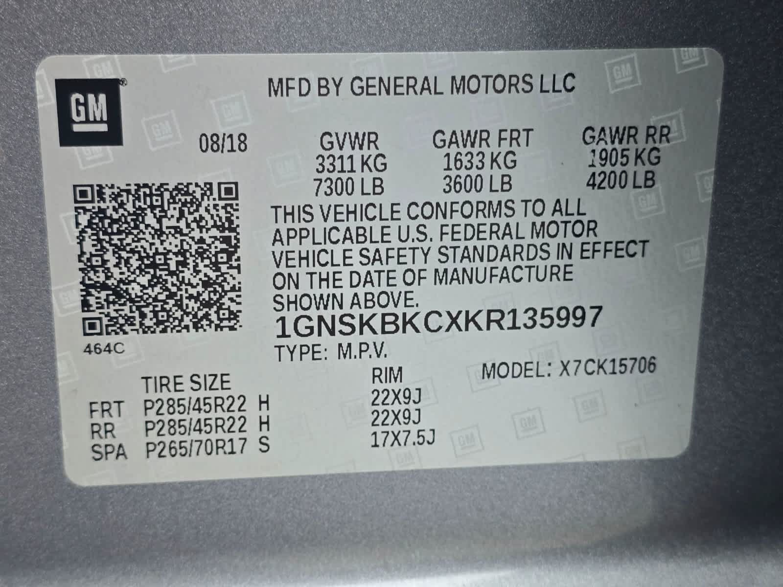 Used 2019 Chevrolet Tahoe LT w/ LT Signature Package AWD/4WD image 33