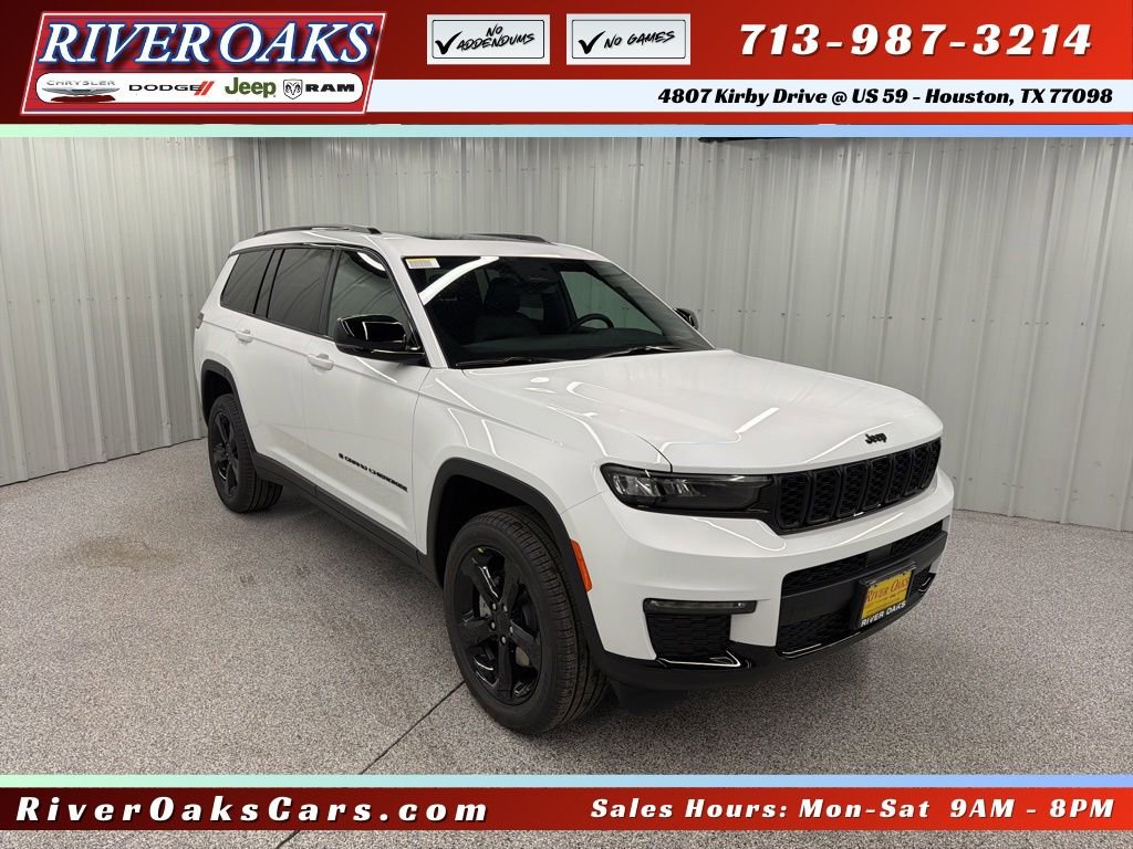 New 2025 Jeep Grand Cherokee L Limited w/ Black Appearance Package