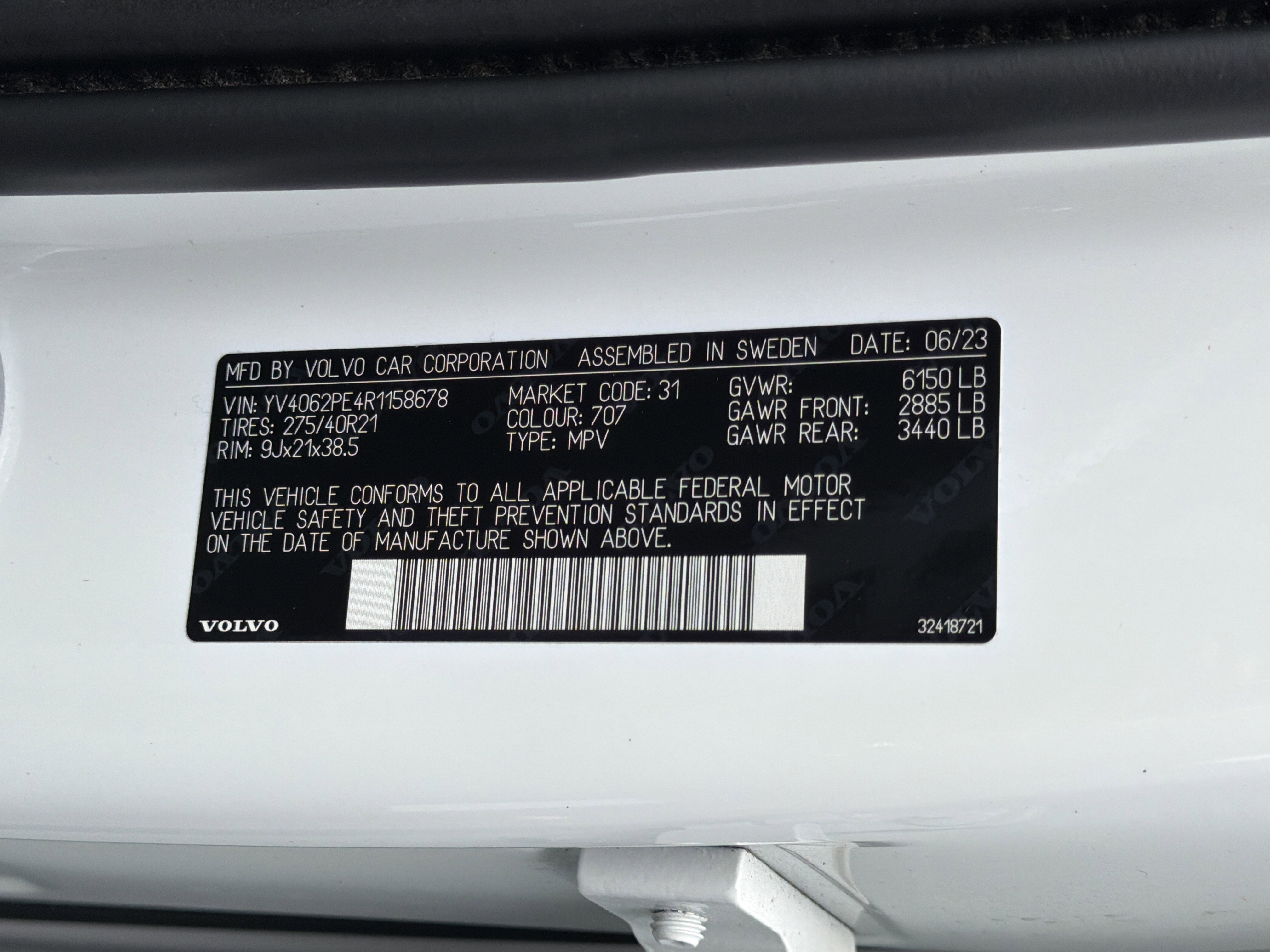 Certified 2024 Volvo XC90 B6 Plus w/ Protection Package Premier image 37