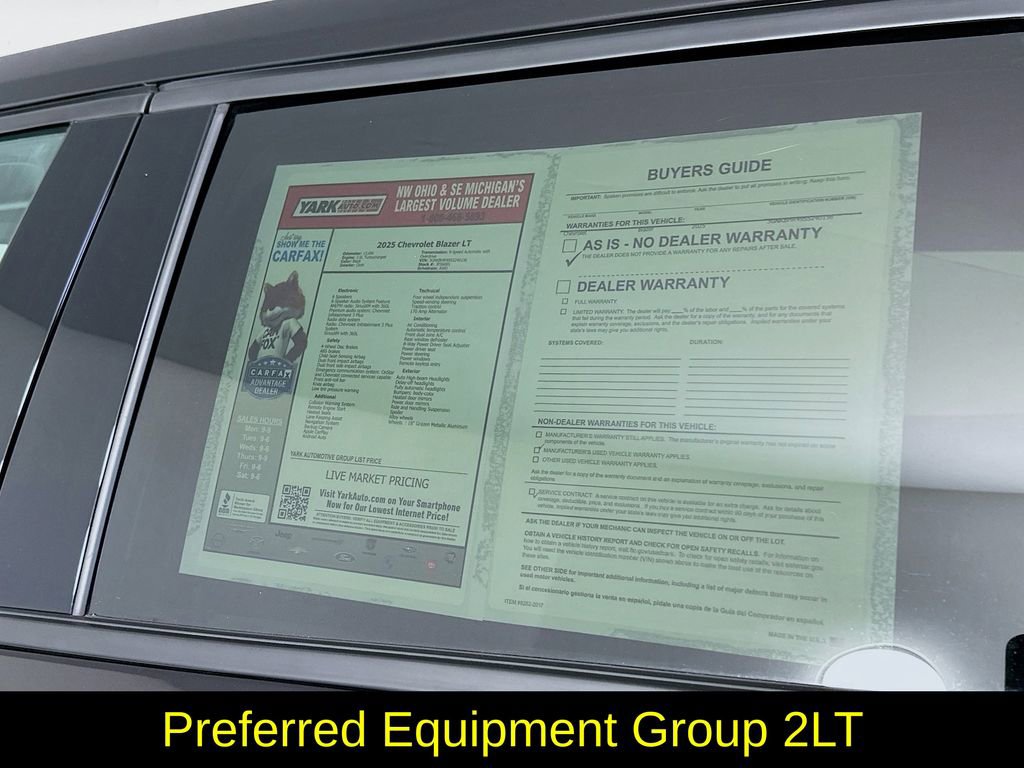 Used 2025 Chevrolet Blazer LT image 13