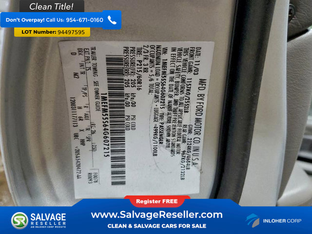 Used 2004 Mercury Sable LS Premium image 16