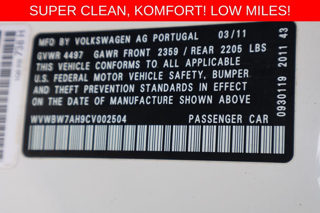 Used 2012 Volkswagen Eos Komfort FWD image 24