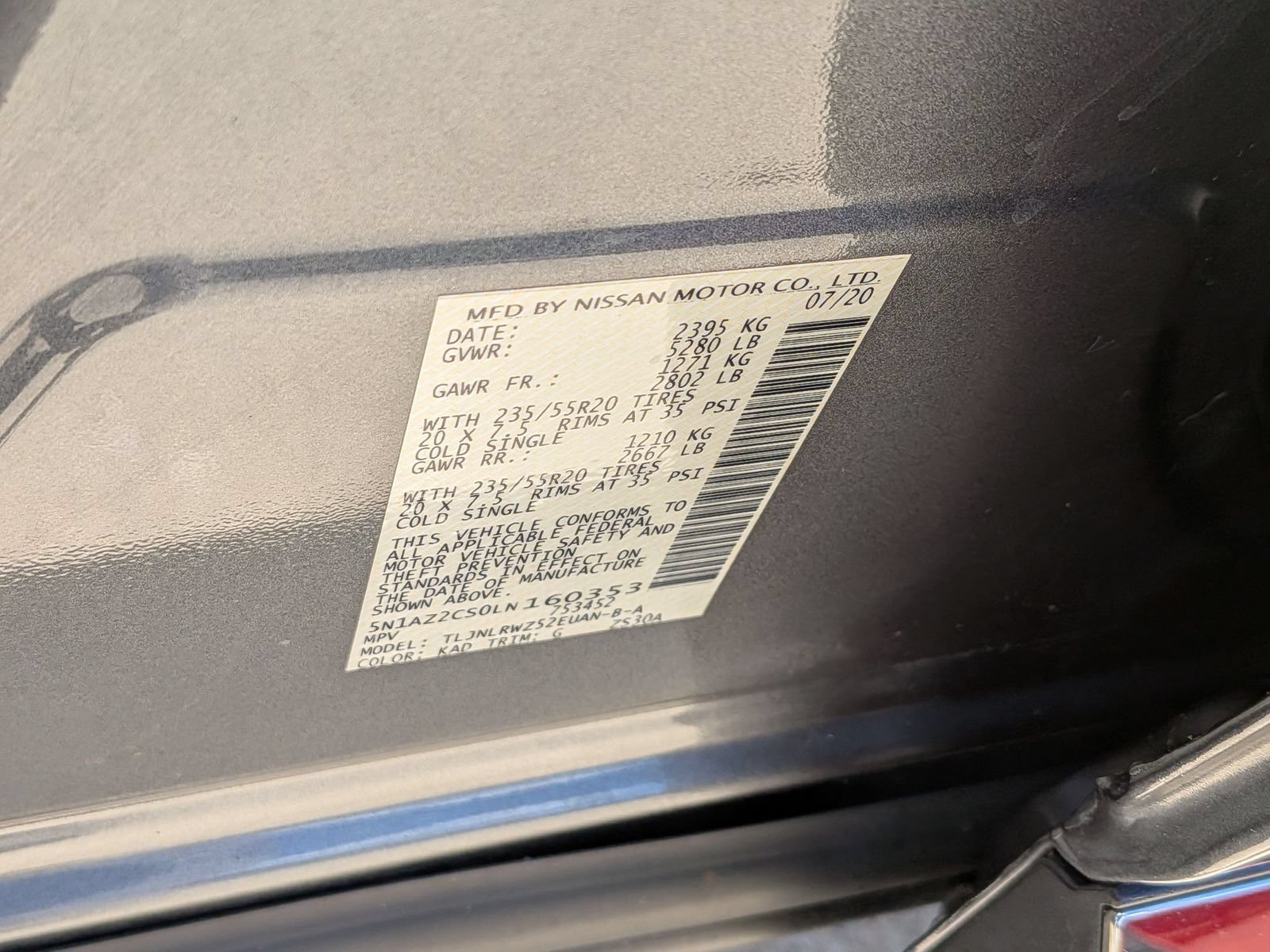Certified 2020 Nissan Murano SL w/ Moonroof Package AWD/4WD image 40